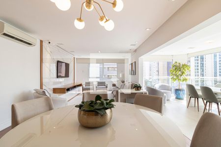 Sala de Jantar de apartamento à venda com 4 quartos, 196m² em Indianópolis, São Paulo