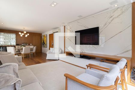 Sala de apartamento à venda com 4 quartos, 196m² em Indianópolis, São Paulo