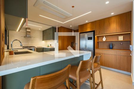 Sala/Cozinha de apartamento para alugar com 4 quartos, 193m² em Perdizes, São Paulo