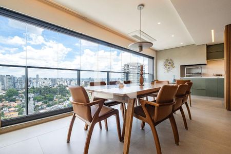 Sala/Cozinha de apartamento para alugar com 4 quartos, 193m² em Perdizes, São Paulo