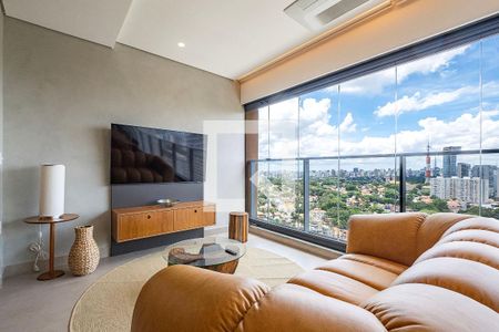 Sala/Cozinha de apartamento para alugar com 4 quartos, 193m² em Perdizes, São Paulo