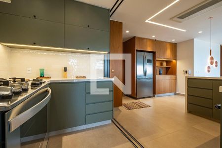 Sala/Cozinha de apartamento para alugar com 4 quartos, 193m² em Perdizes, São Paulo