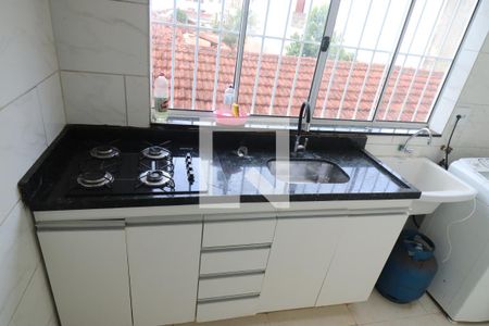 Cozinha de apartamento para alugar com 1 quarto, 40m² em Jardim Irajá, Ribeirão Preto