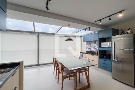 Cozinha e varanda de apartamento à venda com 1 quarto, 113m² em Ipiranga, São Paulo