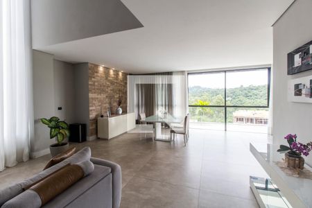 Sala  de casa de condomínio à venda com 4 quartos, 456m² em Alphaville , Santana de Parnaíba