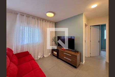 Sala  de apartamento à venda com 2 quartos, 83m² em Santo Amaro, São Paulo