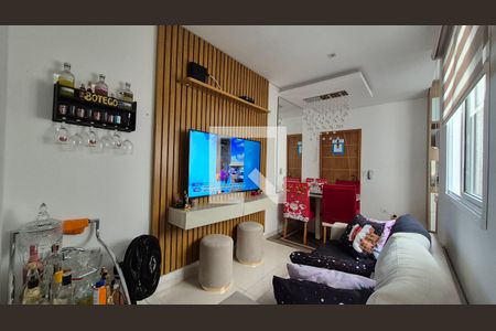 Sala de apartamento à venda com 2 quartos, 85m² em Parque Oratório, Santo André