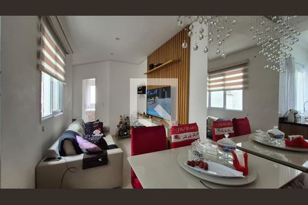 Sala de apartamento à venda com 2 quartos, 85m² em Parque Oratório, Santo André