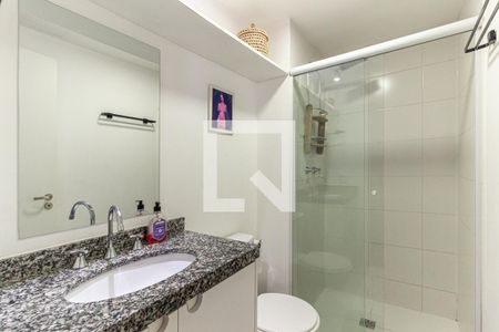 Banheiro de kitnet/studio para alugar com 1 quarto, 26m² em Campos Elíseos, São Paulo