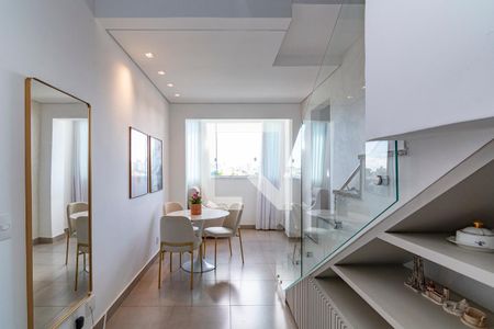 Sala de apartamento à venda com 2 quartos, 105m² em Coração Eucarístico, Belo Horizonte