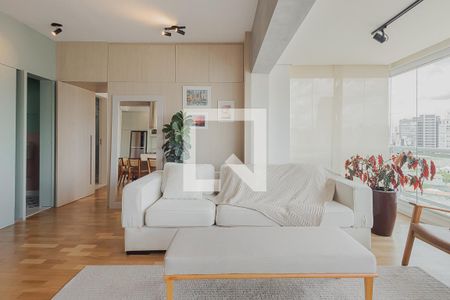 Sala de apartamento para alugar com 1 quarto, 70m² em Pinheiros, São Paulo