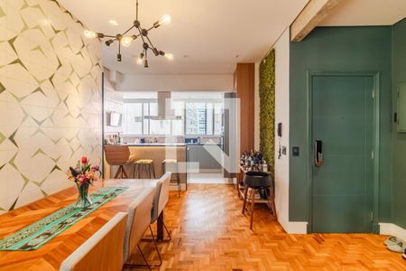 Sala de apartamento à venda com 2 quartos, 107m² em Jardim Paulista, São Paulo