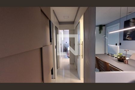 Corredor  de apartamento à venda com 3 quartos, 86m² em Santa Paula, São Caetano do Sul