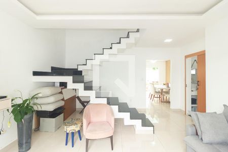 Sala de casa de condomínio para alugar com 3 quartos, 136m² em Campo Grande, Rio de Janeiro