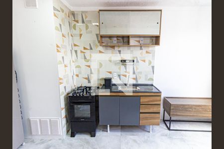 Sala/Cozinha de apartamento para alugar com 1 quarto, 27m² em Belenzinho, São Paulo