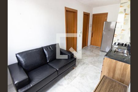 Sala/Cozinha de apartamento para alugar com 1 quarto, 27m² em Belenzinho, São Paulo