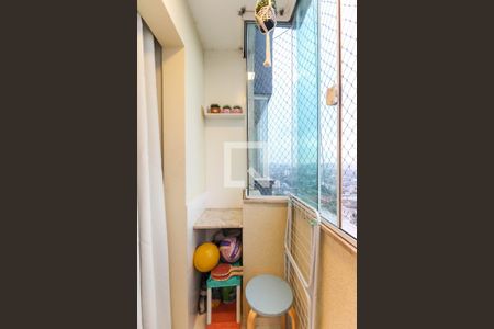 Varanda da Sala de apartamento à venda com 2 quartos, 69m² em Vila Carmosina, São Paulo