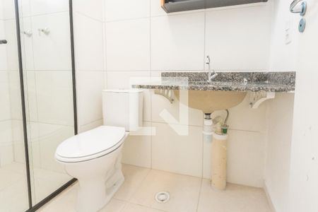 Banheiro da Suíte de apartamento para alugar com 2 quartos, 49m² em Usina Piratininga, São Paulo