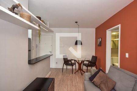 Sala de apartamento para alugar com 1 quarto, 37m² em Vila Andrade, São Paulo