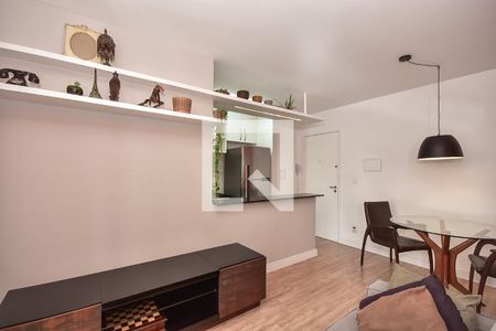 Sala de apartamento para alugar com 1 quarto, 37m² em Vila Andrade, São Paulo