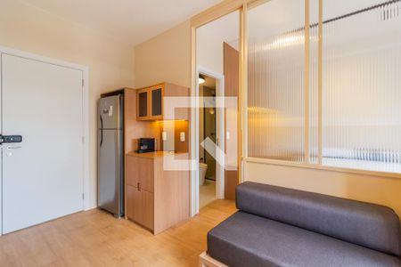 Sala/Cozinha de apartamento para alugar com 1 quarto, 24m² em Pinheiros, São Paulo