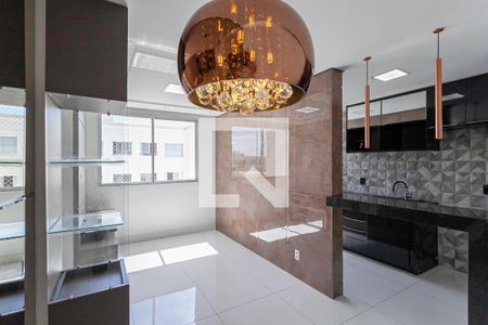 Sala de apartamento à venda com 2 quartos, 49m² em Cabral, Contagem