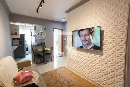 Sala de apartamento para alugar com 2 quartos, 47m² em Santa Mônica, Uberlândia