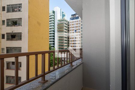 Varanda do Quarto de kitnet/studio para alugar com 1 quarto, 22m² em Consolação, São Paulo