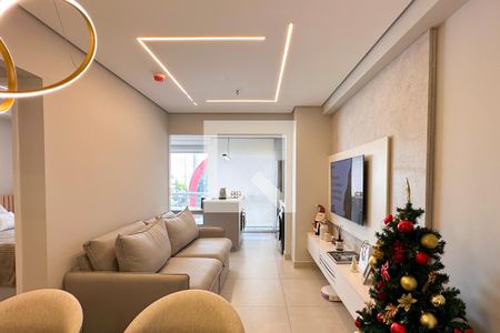 Sala de apartamento à venda com 1 quarto, 42m² em Centro, São Bernardo do Campo