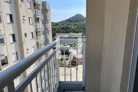 Varanda da Sala de apartamento para alugar com 2 quartos, 52m² em Morro Nova Cintra, Santos