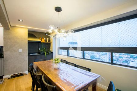 Varanda gourmet de apartamento à venda com 3 quartos, 104m² em Vila Assunção, Santo André