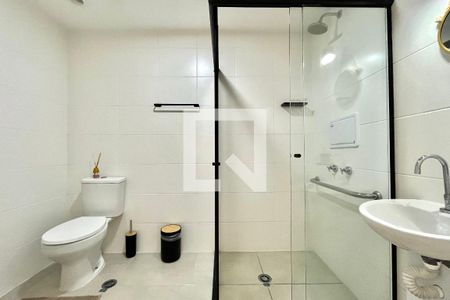 Banheiro de kitnet/studio à venda com 1 quarto, 29m² em Vila Santa Catarina, São Paulo