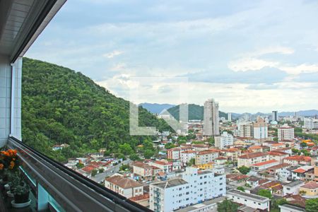 Sala de apartamento para alugar com 2 quartos, 55m² em Marapé, Santos