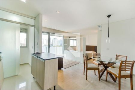 Sala de apartamento à venda com 1 quarto, 46m² em Chácara Santo Antônio, São Paulo