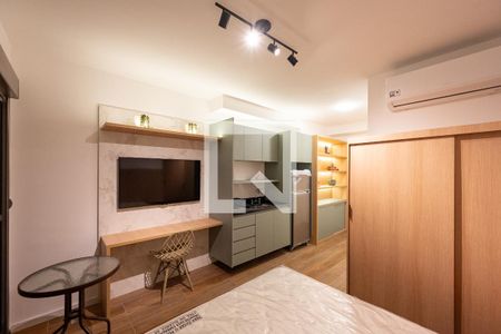 Sala/Quarto de kitnet/studio para alugar com 1 quarto, 28m² em Vila Clementino, São Paulo