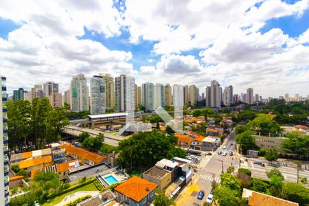 Vista Varanda de apartamento para alugar com 1 quarto, 27m² em Campo Belo, São Paulo