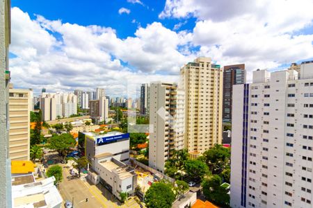 Vista Varanda de apartamento para alugar com 1 quarto, 27m² em Campo Belo, São Paulo