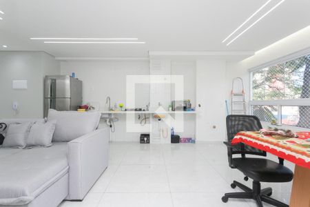 Sala / Cozinha  de apartamento para alugar com 2 quartos, 43m² em Vila Carmosina, São Paulo