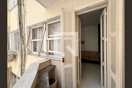 Varanda da sala de apartamento para alugar com 3 quartos, 150m² em Copacabana, Rio de Janeiro