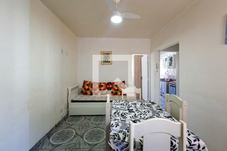 Sala de apartamento para alugar com 1 quarto, 40m² em Guilhermina, Praia Grande