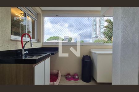 Lavanderia de apartamento à venda com 2 quartos, 43m² em Jardim, Santo André