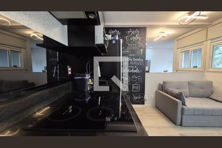 Cozinha de apartamento à venda com 2 quartos, 43m² em Jardim, Santo André