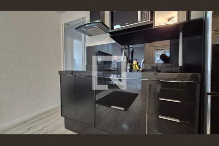 Cozinha de apartamento à venda com 2 quartos, 43m² em Jardim, Santo André