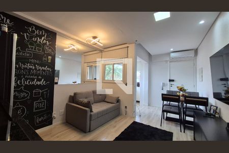 Sala de apartamento à venda com 2 quartos, 43m² em Jardim, Santo André