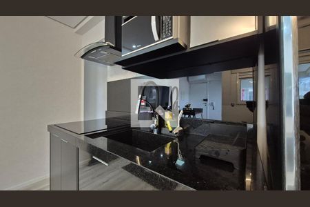 Cozinha de apartamento à venda com 2 quartos, 43m² em Jardim, Santo André
