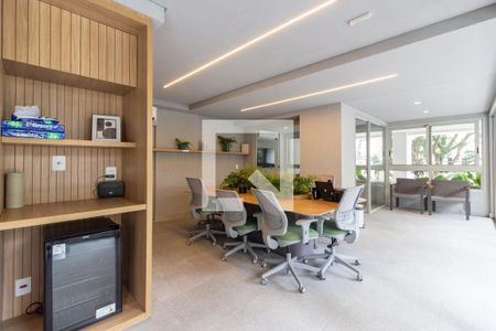 Área comum - Coworking de kitnet/studio à venda com 1 quarto, 22m² em Pinheiros, São Paulo