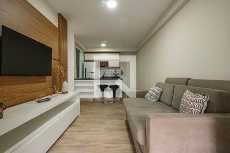 Sala/Cozinha de apartamento à venda com 1 quarto, 44m² em Pinheiros, São Paulo