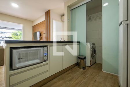 Sala/Cozinha de apartamento à venda com 1 quarto, 44m² em Pinheiros, São Paulo