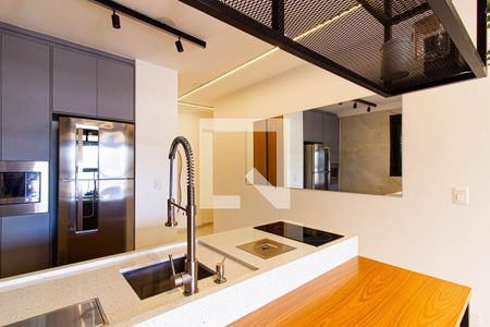 Cozinha de kitnet/studio para alugar com 1 quarto, 36m² em Pompeia, São Paulo