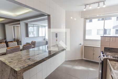 Cozinha de apartamento para alugar com 3 quartos, 137m² em Lourdes, Belo Horizonte